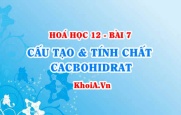 Luyện tập: Cấu tạo và Tính chất của CacboHidrat - Hoá 12 bài 7